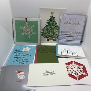 Lot Of 17 Christmas And Holidays Greeting Cards